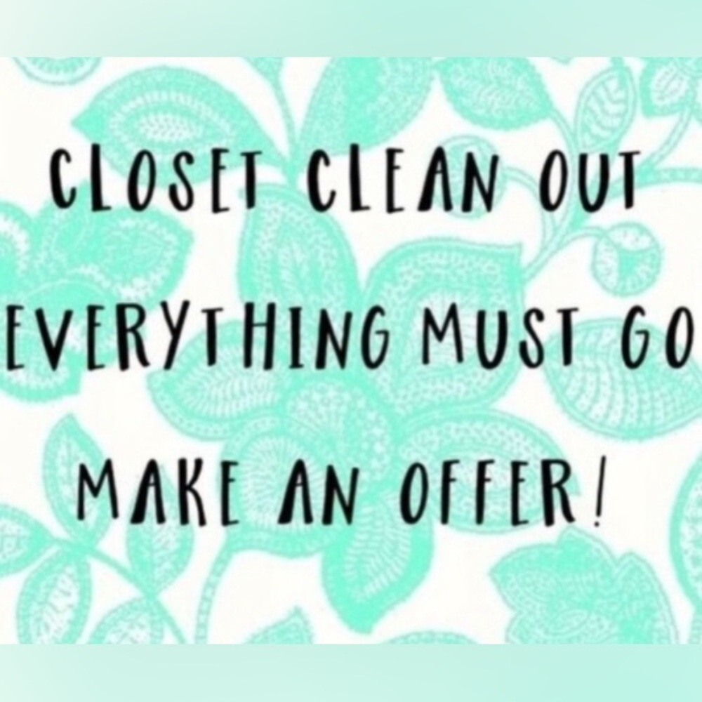 Closet clean out!!